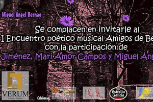 Invitación Evento "Encuentro Poético Amigos de Bernao"