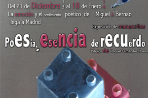 Cartel Acto "Poesía, esencia de recuerdo"